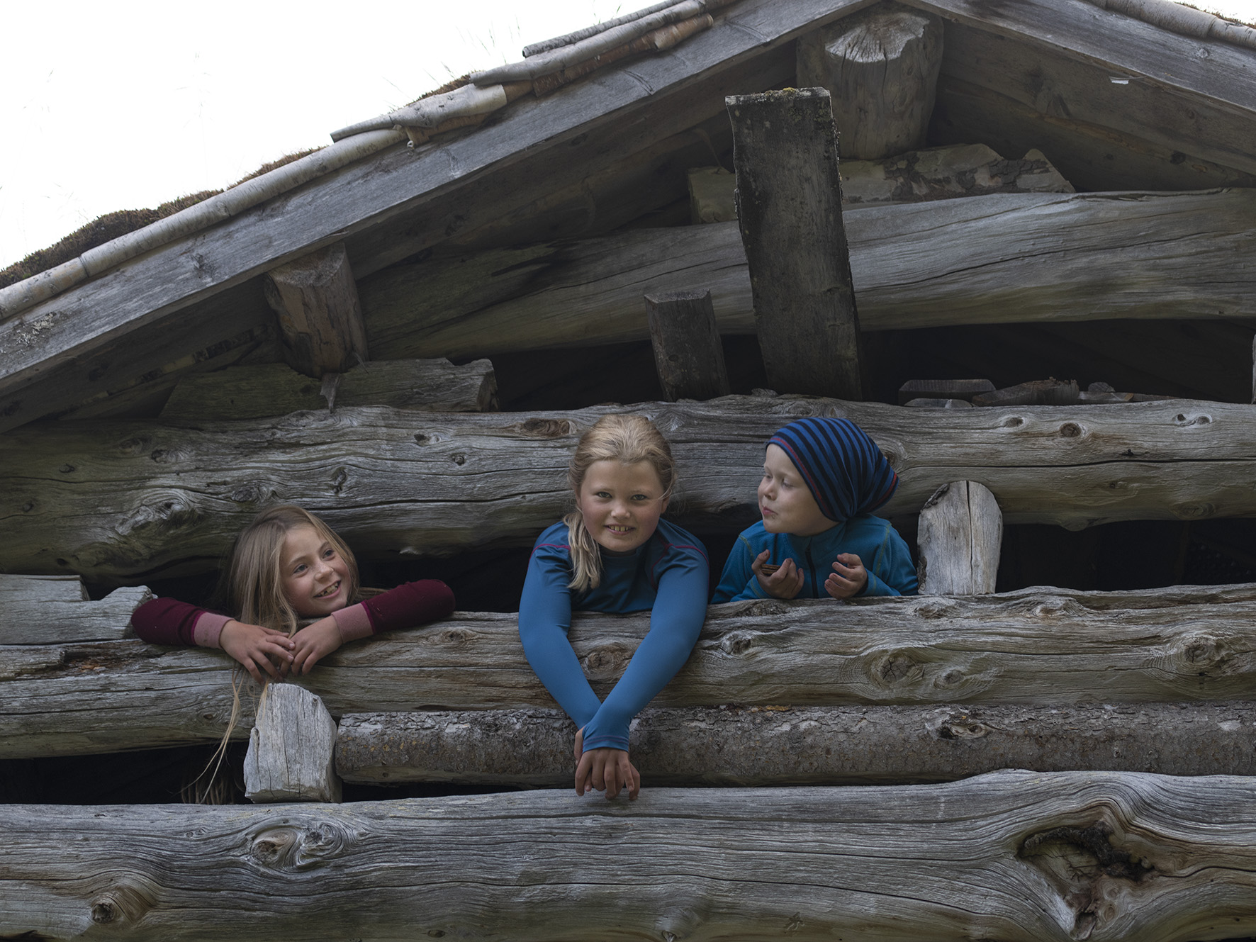 Barn på Bredek fjellgård